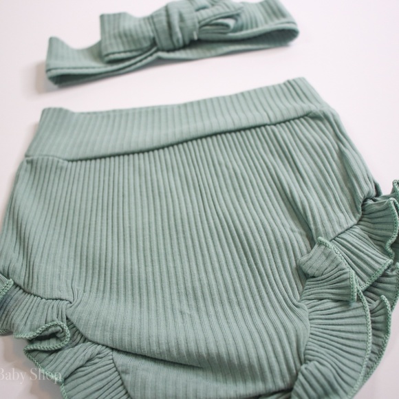 Cactus Print 3 Piece Set Bloomer Headband - Picture 3 of 10